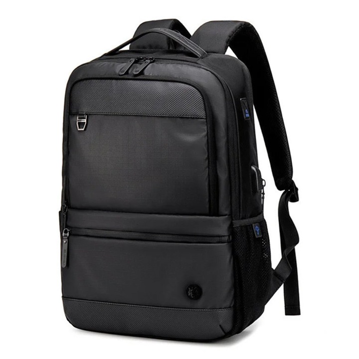 Rucsac laptop, Golden, 15.6", 20-25L, negru