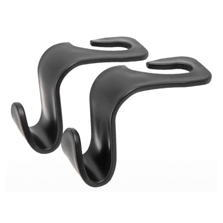 Suport auto pentru tetiera, negru, set 2 bucati, 8x9.5cm