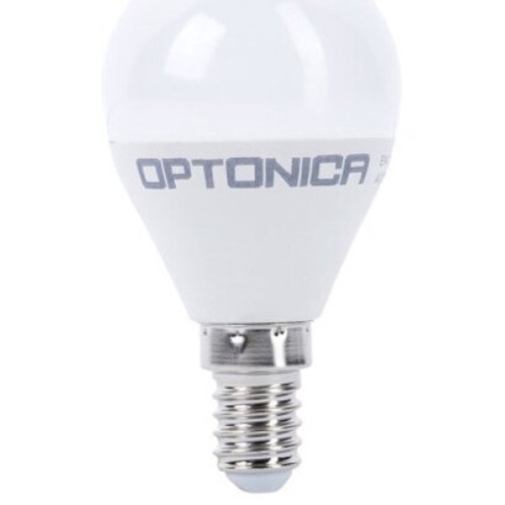 Bec LED, Optonica, 8W, 4500K, 710lm, E14, Бял