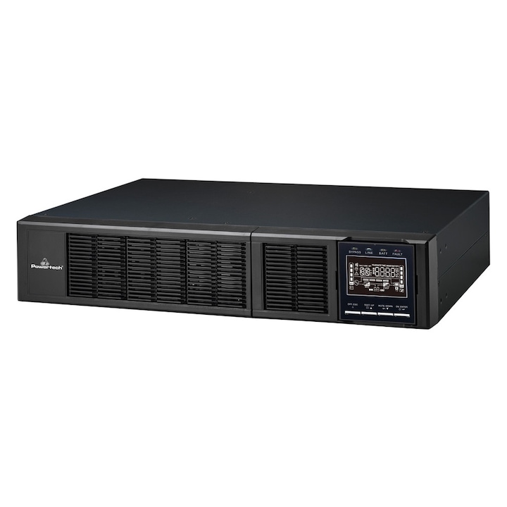 UPS On Line PowerTech PT-1141, 6KVA/6KW, 2U, чиста синусоида, 610x438x88mm