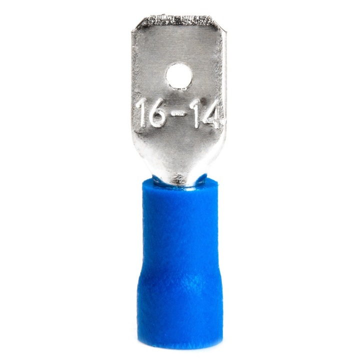 10 db-os Autós csatlakozó készlet AMIO 03070, 6,35 mm, 1,5-2,5 mm, 15A