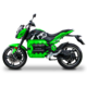 Motocicleta electrica BILI BIKE EXTREME 6 kW brushless, viteza max 100 km/h, autonomie 220 km*, 72V 120Ah Li-ion, frane disc E-ABS, suspensie MONOSHOCK, LED, LCD, suport telefon + USB, verde/negru
