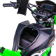 Motocicleta electrica BILI BIKE EXTREME 6 kW brushless, viteza max 100 km/h, autonomie 220 km*, 72V 120Ah Li-ion, frane disc E-ABS, suspensie MONOSHOCK, LED, LCD, suport telefon + USB, verde/negru