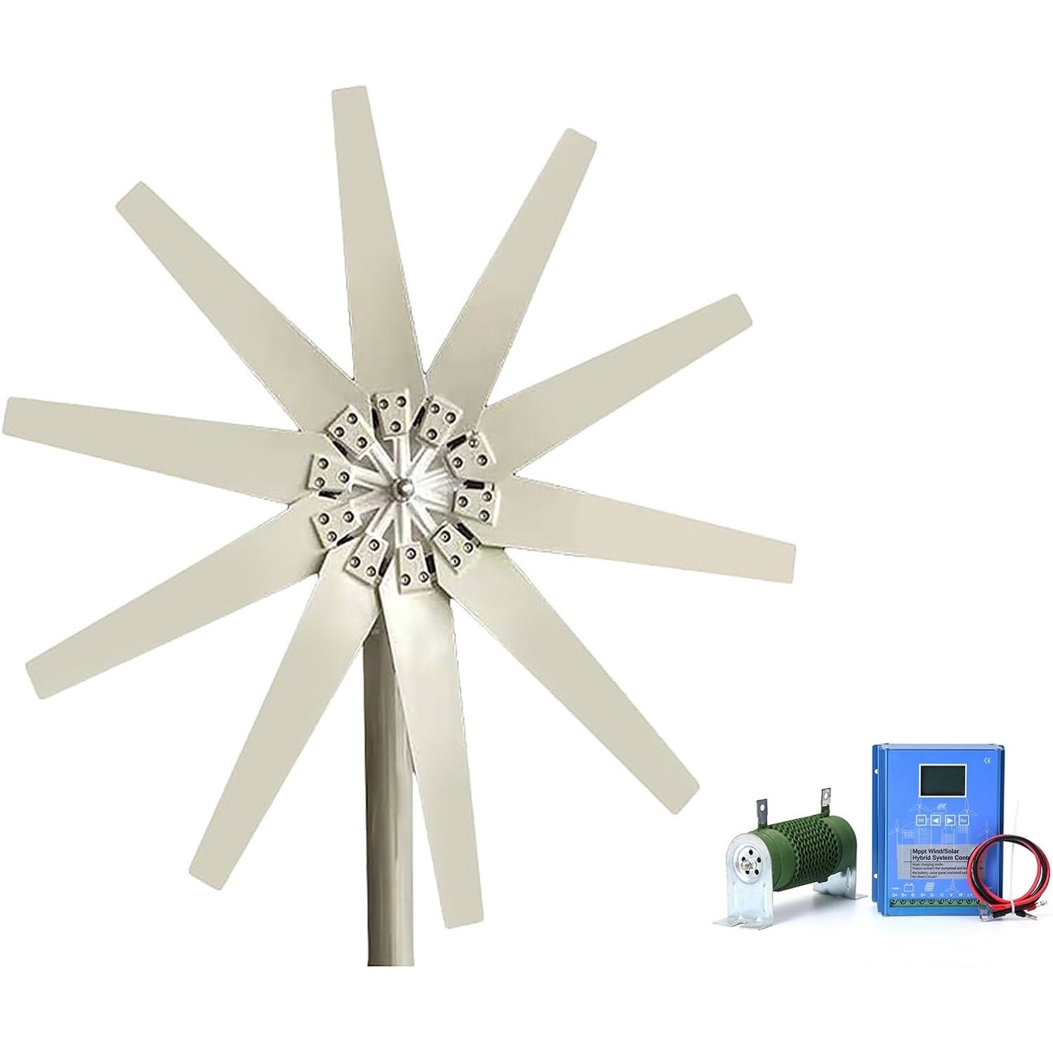 1000W AC 48V Générateur d'énergie éolienne Éolienne Turbine éolienne horizontale