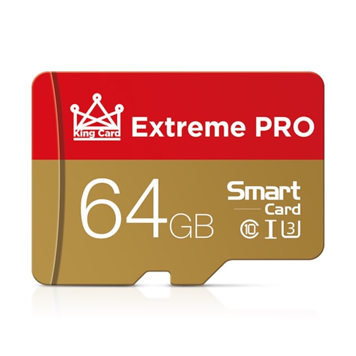 Карта памет Extreme Pro, 64 GB, плюс адаптер, Class 10, UHS-I