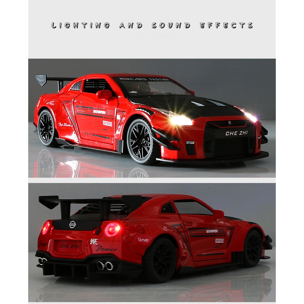 Masina de curse NISSAN GTR R35 scara 1:24, De Colectie, editie