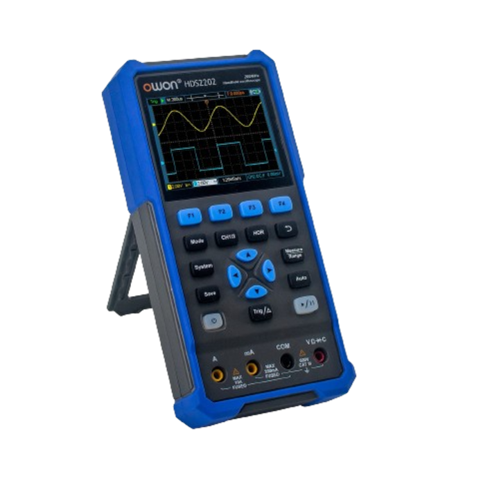 Osciloscop digital, Owon, Multimetru, 200MHz, True RMS, 4400mAh, ecran LCD de 3, 5 inch, HDS2202S, EU