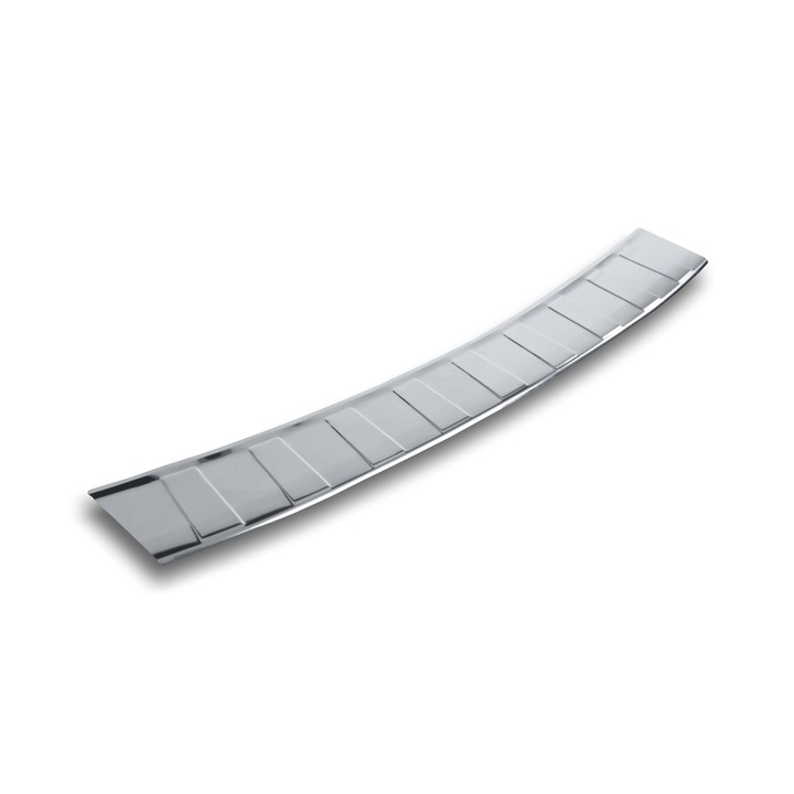 Protectie prag portbagaj dedicat Nissan X-Trail T32 2014-2016, Croni, Trapez Model, Luciu Argintiu