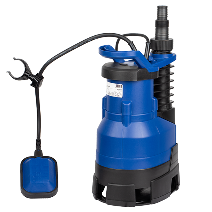 Потопяема дренажна помпа Gmax Q750B, 750W, 8м воден стълб, 13.5m3/h, за мръсна вода, с външен поплавък