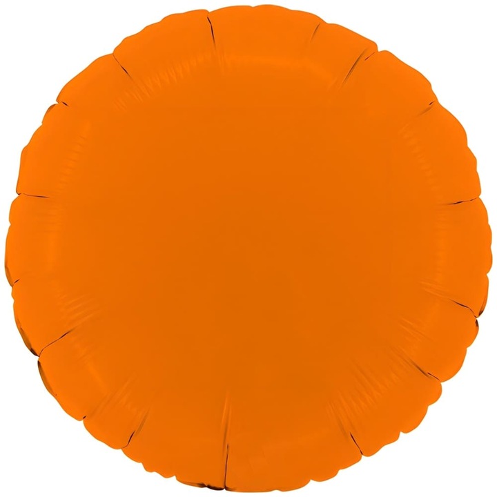 Balon Folie Rotund Portocaliu 46cm 181000MO