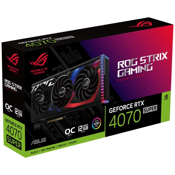 新品未開封ASUS ROG STRIX RTX 4070 SUPER OC ROG Strix GeForce RTX™ 4070 Ti SUPER 16GB GDDR6X OC Edition