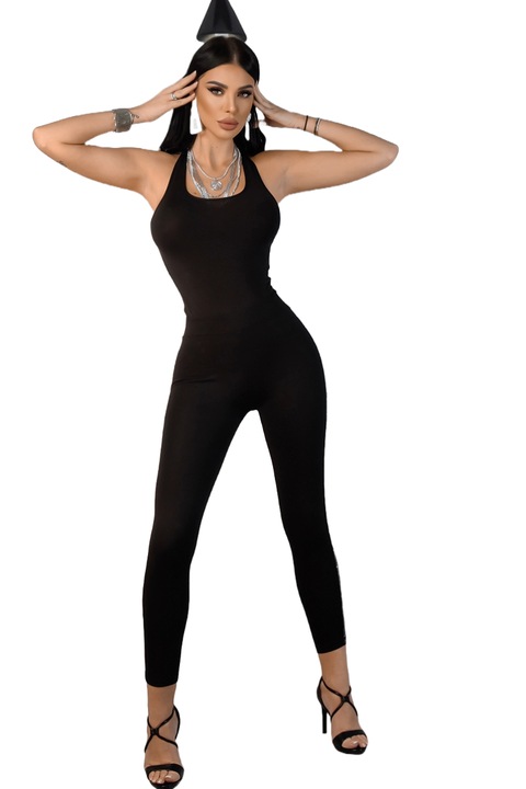 Colanti dama, WildFashion, Poliester, Negru