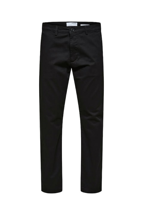 Férfi nadrág, Selected Homme, 301598831, Pamut, Fekete