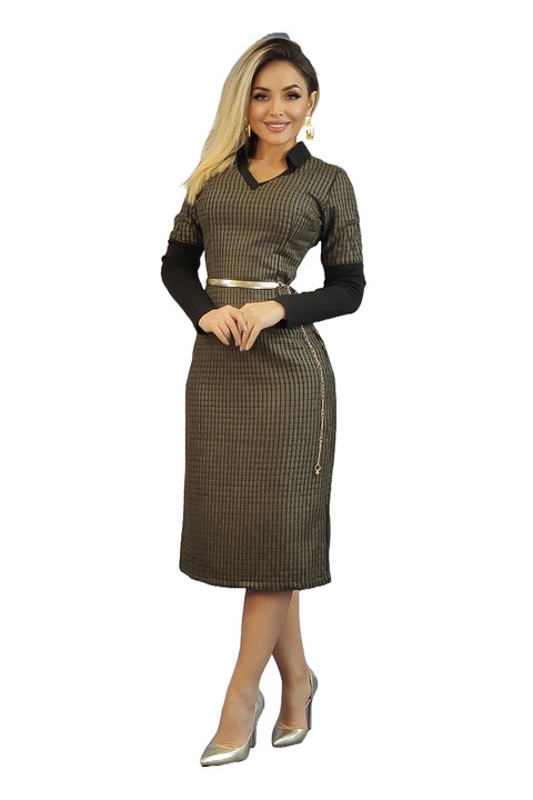 Дамска рокля WildFashion Полиамид 4862, Зелен