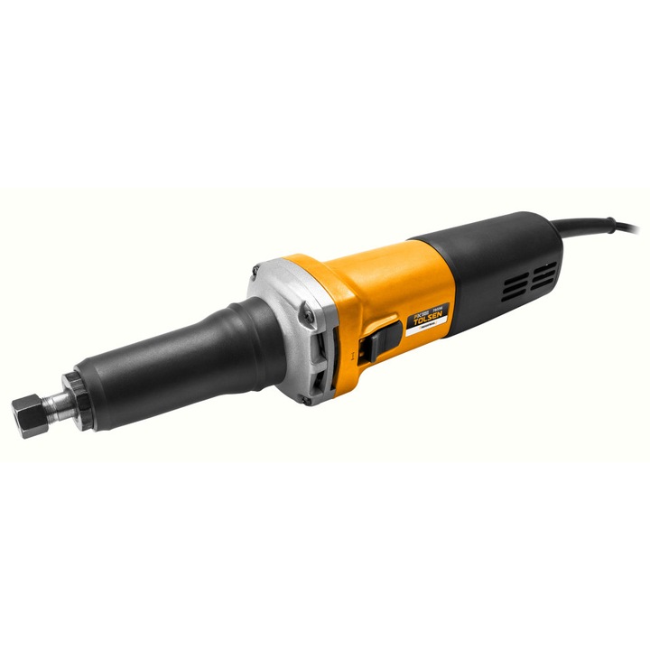 Polizor Drept TOLSEN 550W PWRBlastX, 7000-34000rpm, Prindere 6mm/1⁄4", Ø max 25mm, CE, Chei incluse, Perii