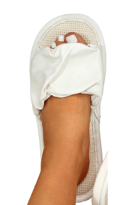 Slapi dama, WildFashion, 238444, PVC, Alb, 40 EU