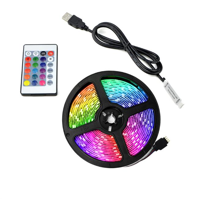 Banda LED cu telecomanda RGB 5m AB-Z813 - eMAG.ro