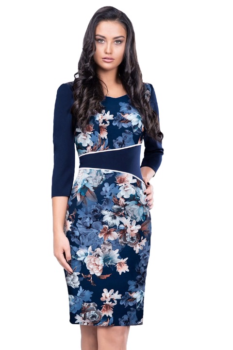 Rochie dama WildFashion, WildFashion, Poliester, 4486, Multicolor