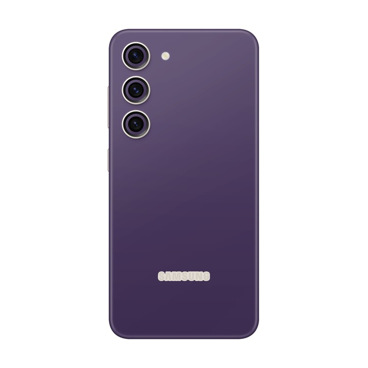 Folie de protectie pentru Samsung Galaxy S23 FE, Colectia Unique, Skin Spate cu laterale unite, Mat Mov