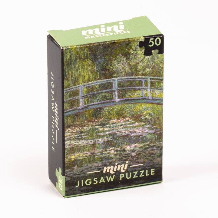 Puzzle 50 piese, Mini MasterPieces Jigsaw, The Water Lily Pond, Claude Monet