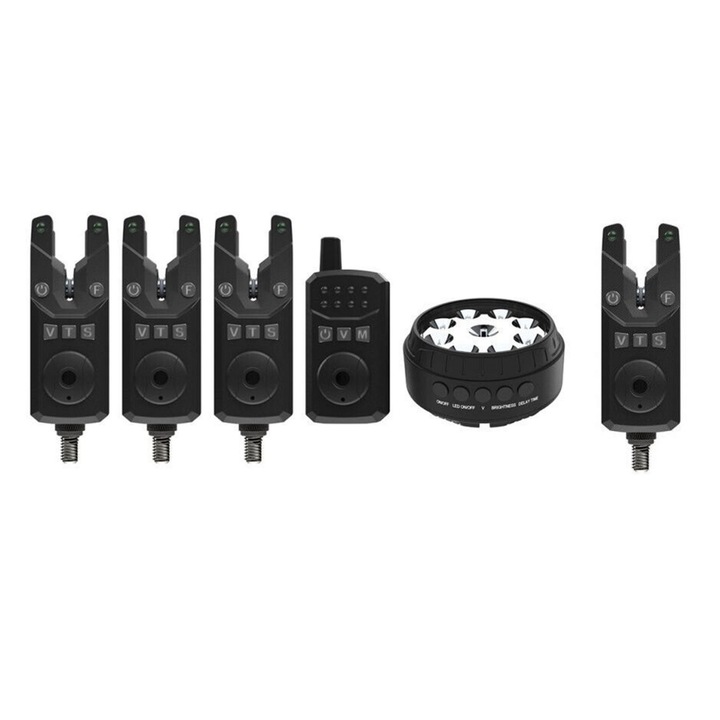 Set avertizori electronici Sonik SKS2, 4+1 cu statie si lampa semnalizare cort