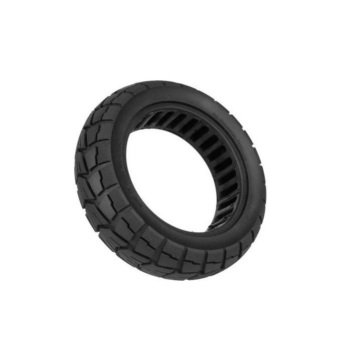 Плътна бандажна гума Electric Move, За електрическа тротинетка Kugoo G2 Pro и G-booster, 10х2.75, Off road, Черен