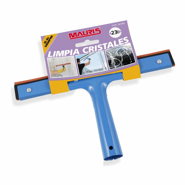 Racleta curatat geamuri, Mauris, Clinex, 23cm, Albastru