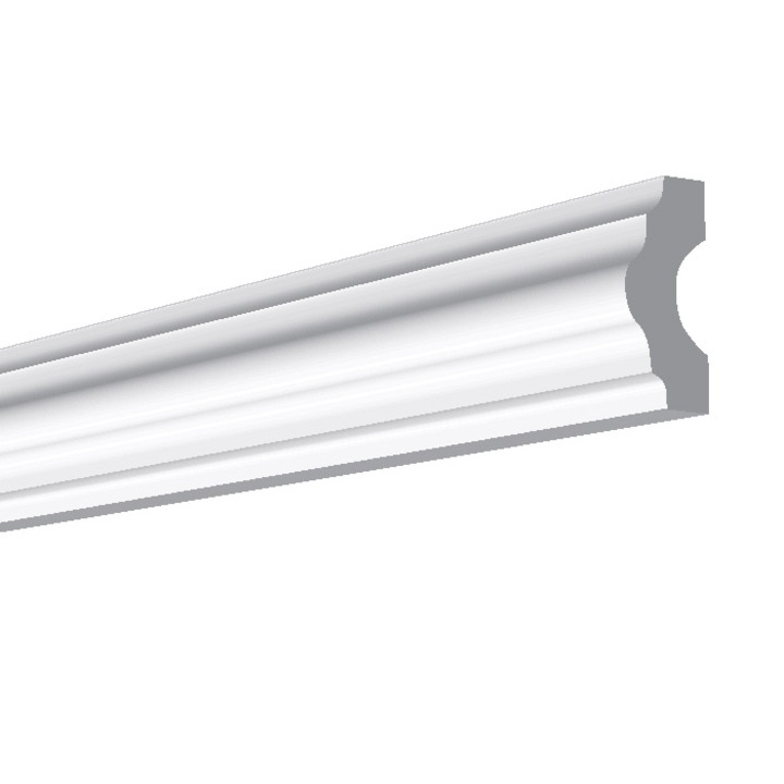 Brau decorativ din polimer dur Arbiton SD 4 cm lungime 2 m