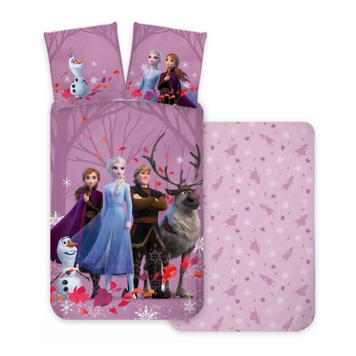 Плик за завивка Disney Frozen, лилав, 100x135cm 40x60cm