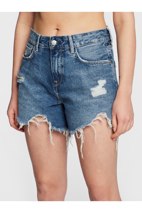 Pantaloni scurti denim dama, Pepe Jeans, 300064122, Bumbac, Albastru