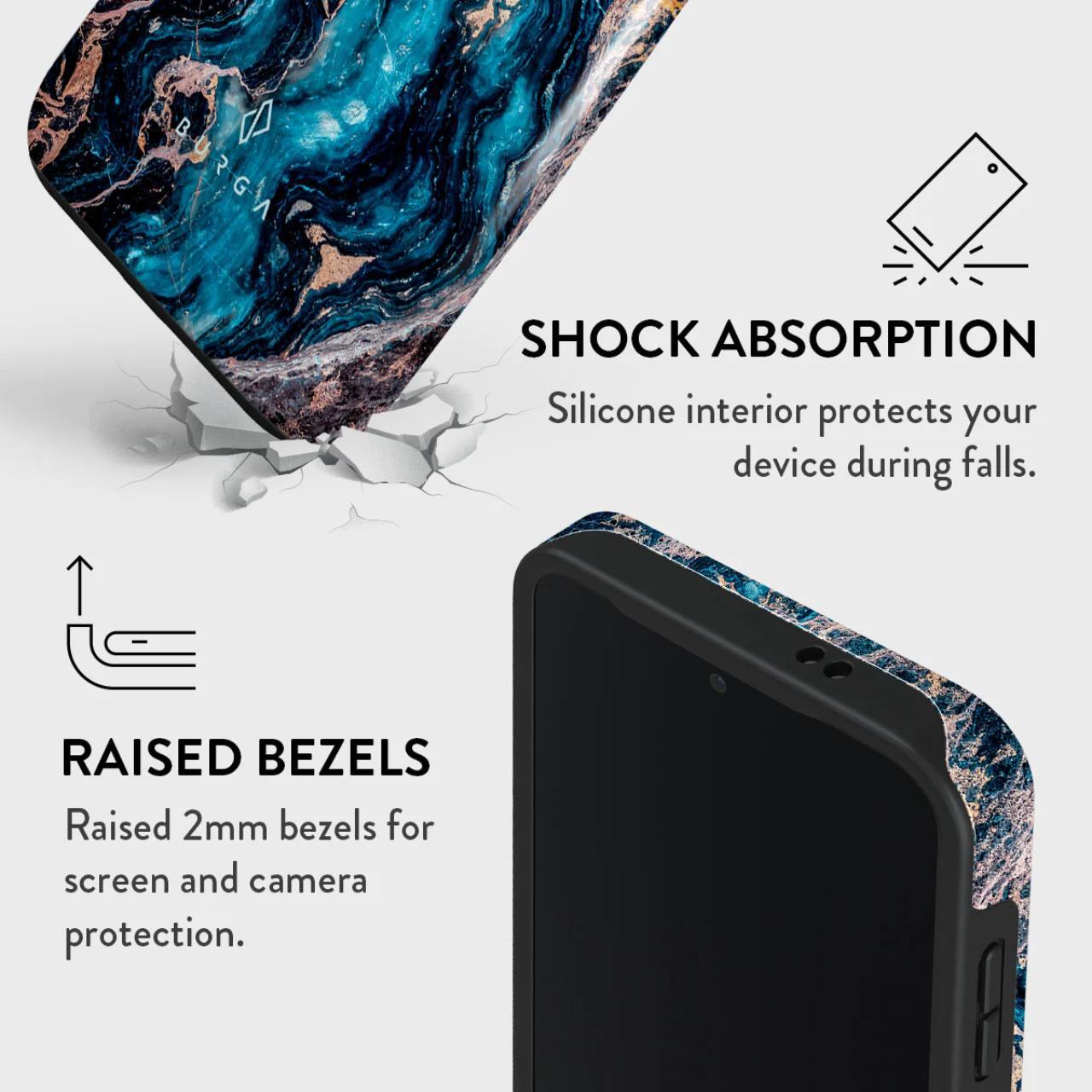 Husa Burga Dual Layer Mystic River compatibila cu Samsung Galaxy S24