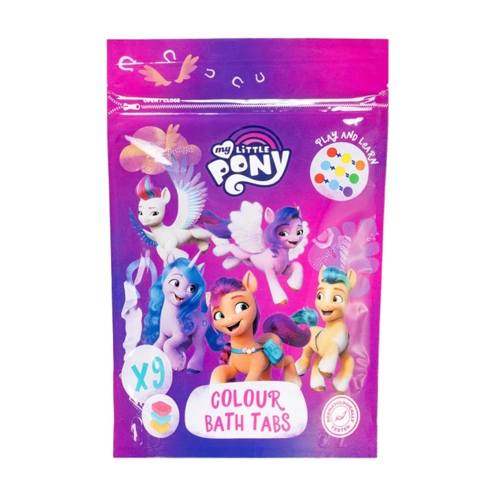 Set 2 x Tablete Colorate pentru Baie My Little Pony, 9 Bucati, 16 g