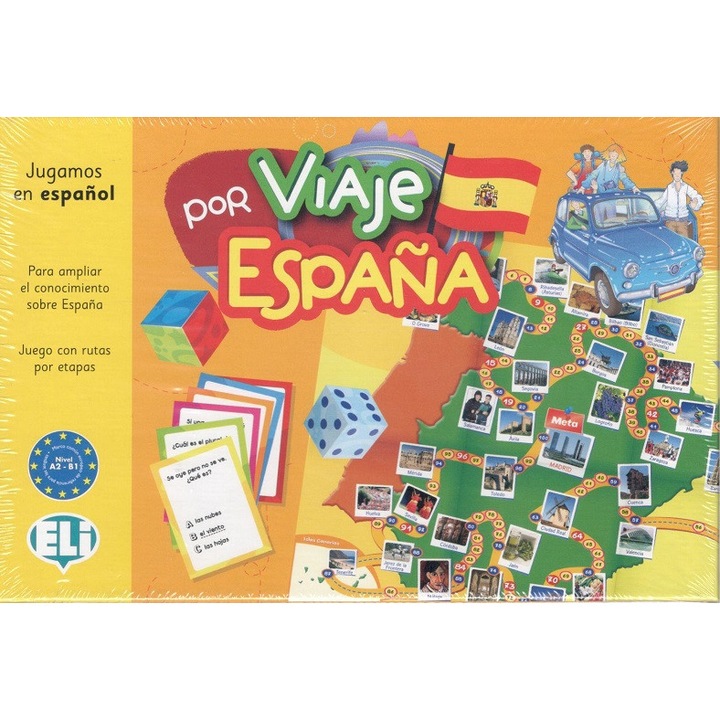 Viaje por Espana - Jugamos en espanol (Társasjáték)- spanyol - Társasjáték