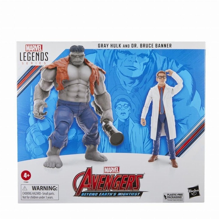 Gray Hulk és Dr. Bruce Banner akciófigurák, Enarxis, Multicolor