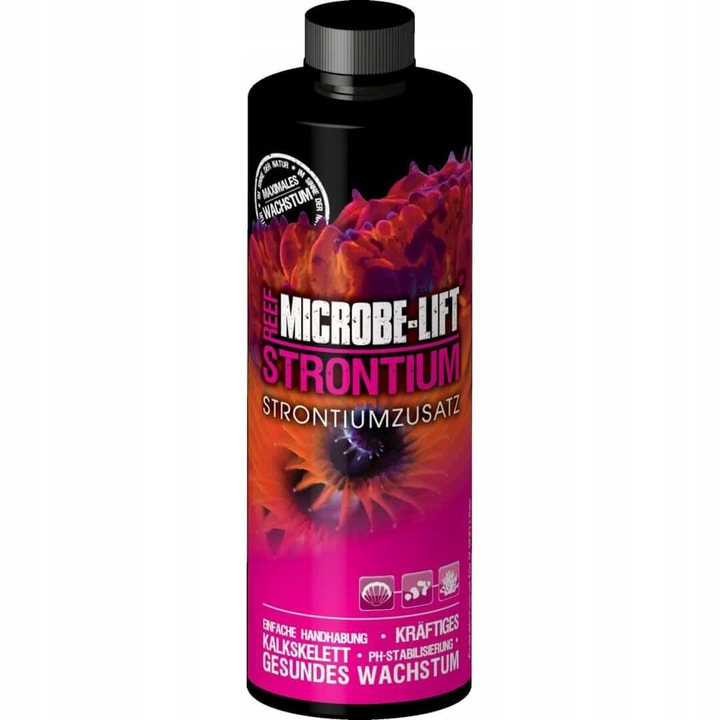 Supliment cu strontiu pentru acvariu, Microbe-Lift Strontium, 236 ml