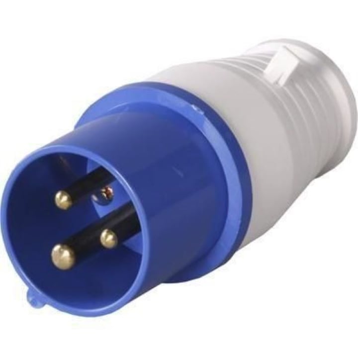 Stecher industrial, monofazic, Mentavill, 2P+T, 16A, IP44, 230V, 6h