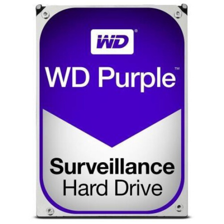 HDD Western Digital Purple, 6TB, SATA III 600, 64MB Buffer - dedicat sistemelor de supraveghere