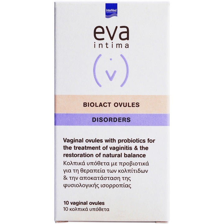 Biolact Eva Intima, 10 ovule vaginale