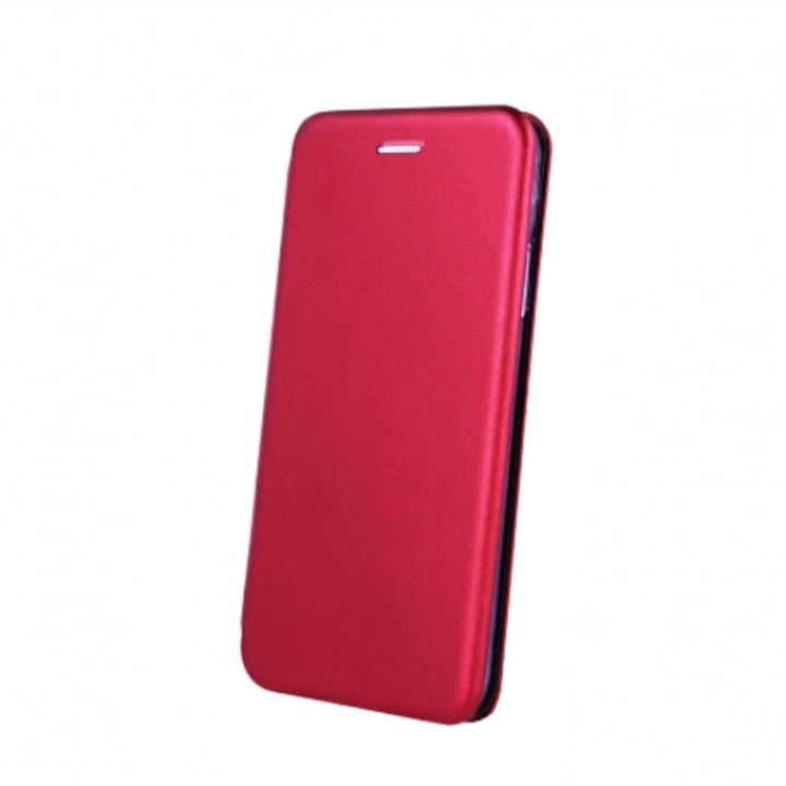 Husa tip carte SWIM Elegance Wallet compatibila cu Honor 90 Lite, fucsia, functie stand, inchidere magnetica