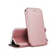 Husa tip carte SWIM Elegance Wallet compatibila cu Samsung Galaxy A54, rose gold, functie stand, inchidere magnetica