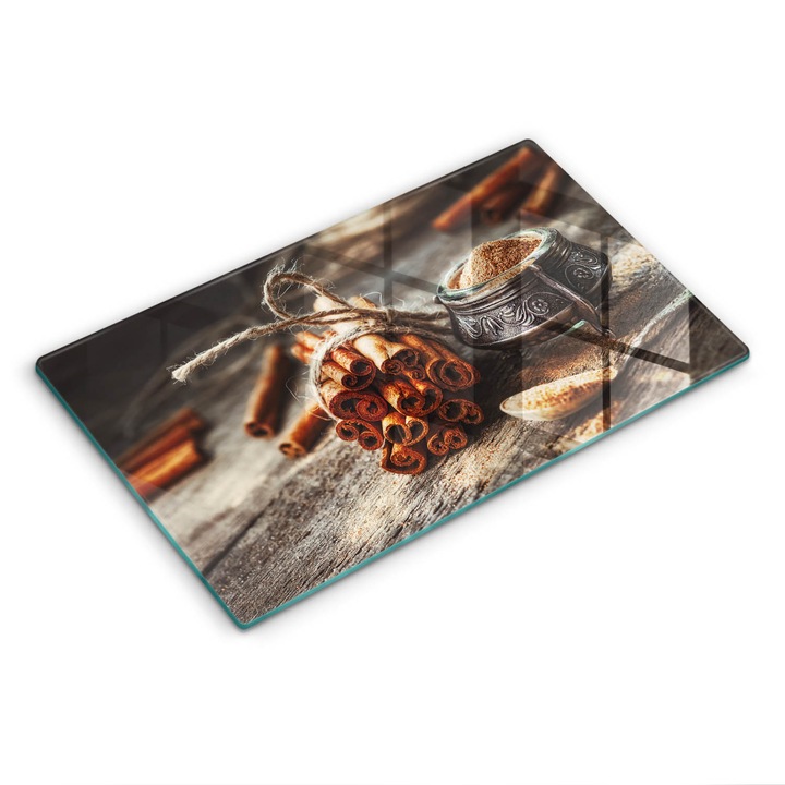 Dekoratív üveg, Wallfluent, Vanília hüvely, Barna, 52x30 cm