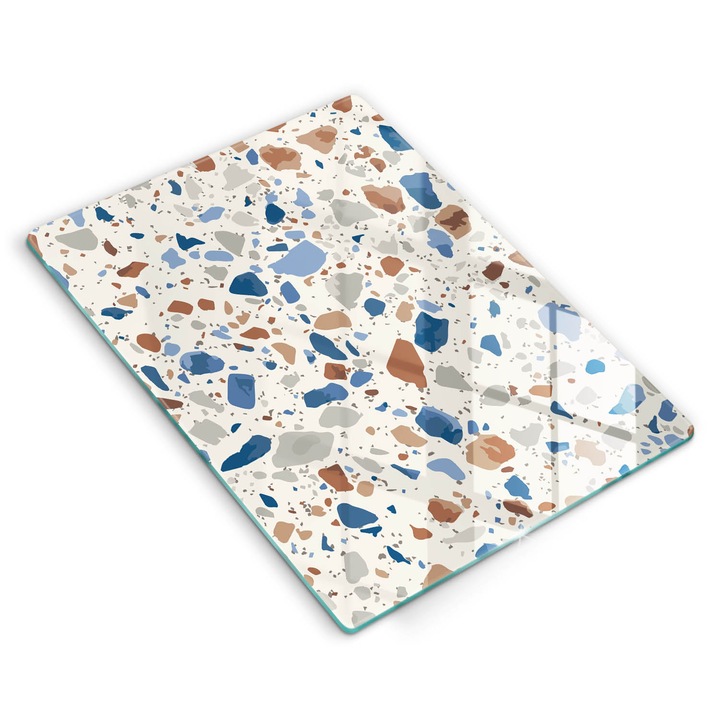 Dekoratív üveg, Wallfluent, Dekoratív kőedény, Sokszínű, 40x52 cm