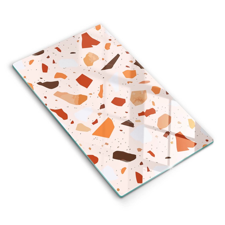 Dekoratív üveg, Wallfluent, Dekoratív kőedény, Rózsaszín, 30x52 cm