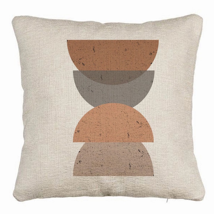 Elegáns kanapé dekoratív párna geometriai formákkal 2, 40x40 cm, levehető huzat, fújtató