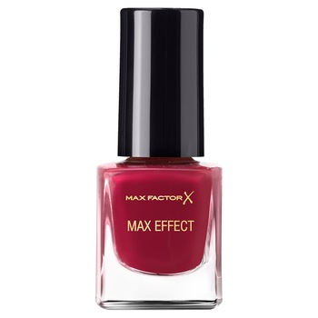 Mini lac de unghii Max Factor Max Effect No 63 Pandora Ruby, 4.5 ml Mini lac de unghii Max Factor Max Effect No 63 Pandora Ruby, 4.5 ml