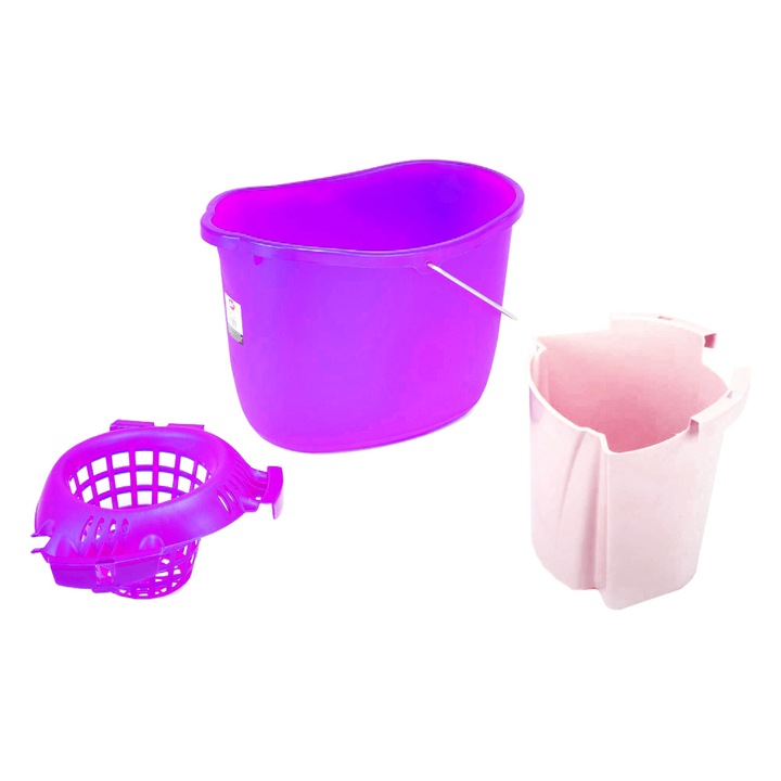 Galeata ovala OTI AC0209 cu storcator si separator apa, 15 l