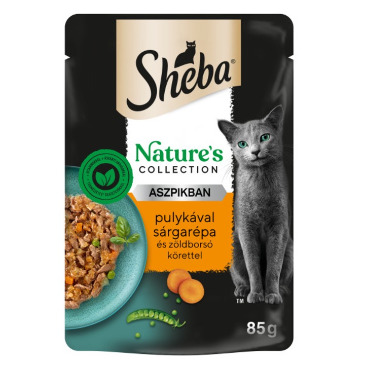Sheba Nature's Collection teljes értékű nedves eledel felnőtt macskáknak aszpikban, 85g