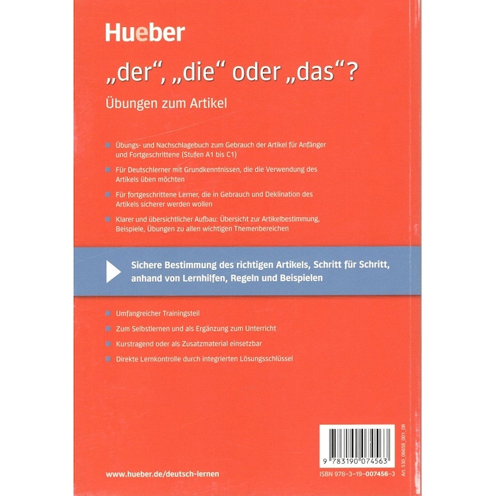 Deutsch üben, "der", "die"oder "das? ; Joachim Busse eMAG.ro