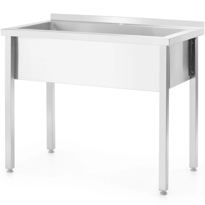 Chiuveta profesionala, Hendi, Inox, 800x600x850 m, Argintiu