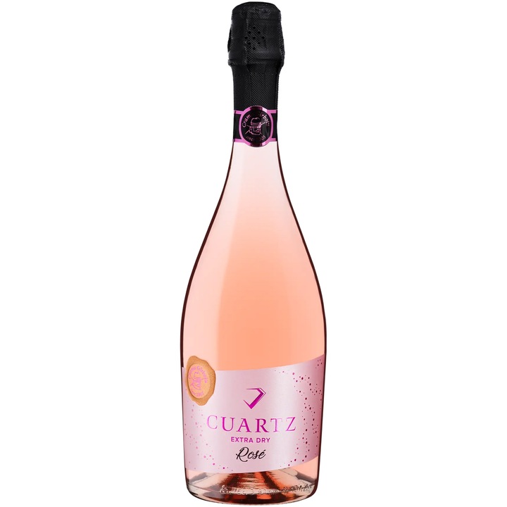 Vin Spumant Girboiu, Cuartz,Extra Dry Rose, 0.75l